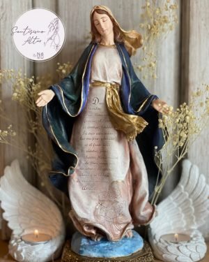 S0162 Virgen Maria 31cm Oración Color Tradicional #1