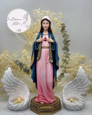 Virgen Inmaculado Corazón de María 27 cm