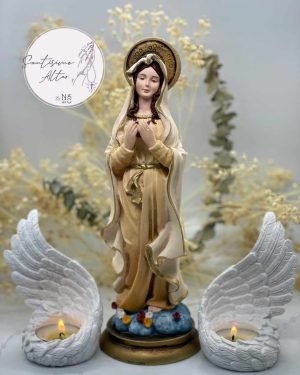 Virgen María Rosa Mística 27 cm